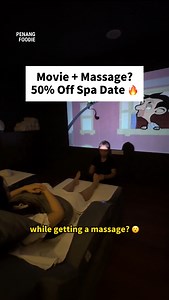 Movie massage in Penang ☺️Get 50% OFF when you drop by for a spa date 😍📍G Wellness Spa Gurney Walk, Penang⏰ 10am-2pm (Monday-Thursday, excluding public holiday) | Penang Foodie
