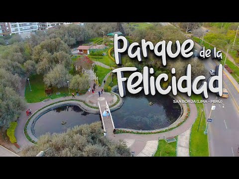 🌲Parque de la felicidad de San Borja 🌳 video dron 4K