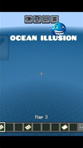 Minecraft Ocean Illusion 🌊💀 #minecraft #shorts #minecraftfacts