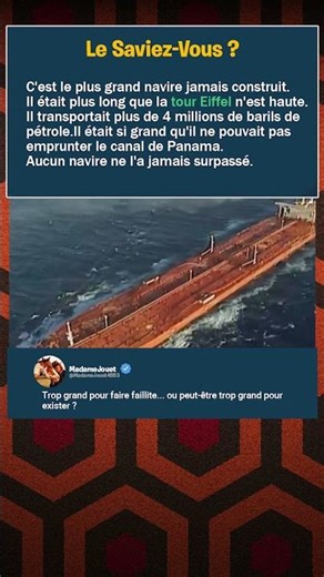 c'est le plus grand navire jamais construit