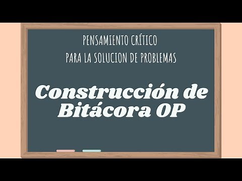 PC SP Construcción de Bitácora OP