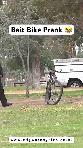 Bait Bike Prank Here you watch how someone picked a bait bike in the garden and within a minute his bike broke and he fell on the ground #bikelife #howto #cycling #CyclingCulture #bikeadventures #cyclingtips #london #tflers #ASMR #foryou #trendingreels2024 #EdgwareCycles #Edgware #londonlife | Edgware Cycles