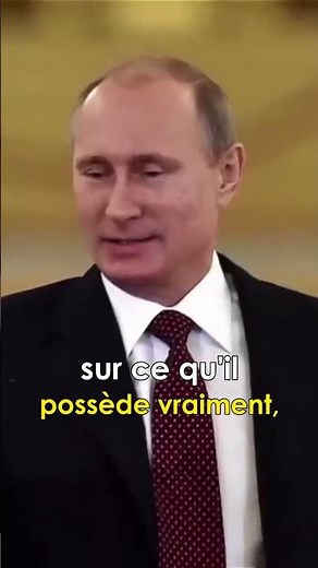 Vladimir Poutine, l'homme le plus riche au monde ?