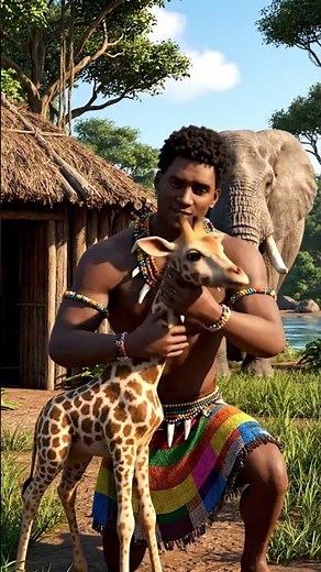 BRAVE WARRIOR BATTLES A GIANT ALBINO PYTHON TO SAVE A HELPLESS GIRAFFE 🐍🦒🔥