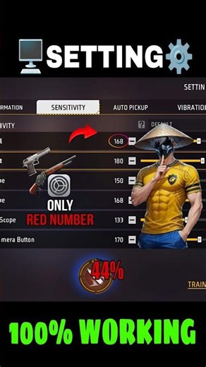 All Gun Headshot Sensitivity Setting After New Ob52 Update | Free Fire Max Auto Headshot Sensitivity