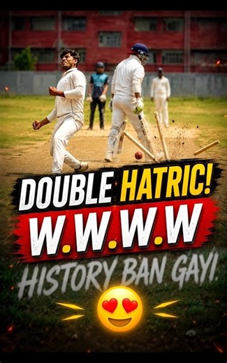 Double Hat-trick 😱 4 Wickets! Once In A Lifetime! #cricket #shorts #ipl