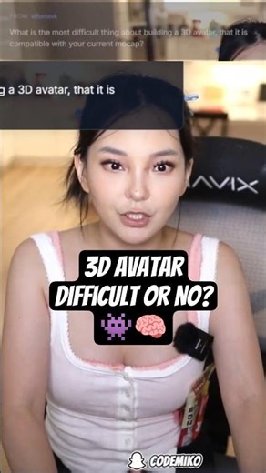 What's Hard About Creating 3D Avatars? #codemiko on #twitch