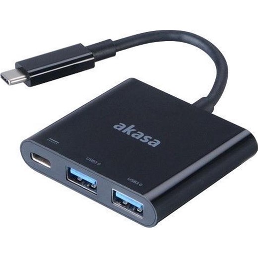 Akasa AK-CBCA08-15BK USB-Grafikadapter (USB 3.0, USB Typ-C, 15 cm)