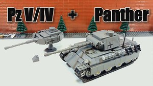 LEGO WW2 德国 PzV/IV + Panther Instruction