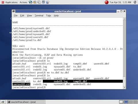 Oracle Tablespace Management