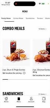 KFC US ORDERING APP - how to order KFC via app?