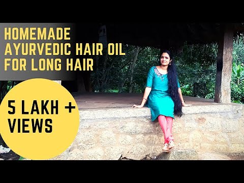 Kerala Herbal hair oil preparation | Homemade Ayurvedic Oil for Hair growth and prevent hair lose