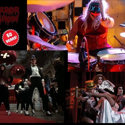 27 reactions · 85 shares | @highlight 50 Years ago The Rocky Horror Picture show was in Theaters! Today it's one the greatest musicals. Especially around Halloween. See the full video on my channel: watch and subscribe: https://youtu.be/B5xjNRAqs34 #timcurry #rockyhorrorpictureshow #halloween #musical #meatloaf #thetimewarp #dance #musiclover #drums #drummer #aspiedrummer | Aspie Drummer | Facebook