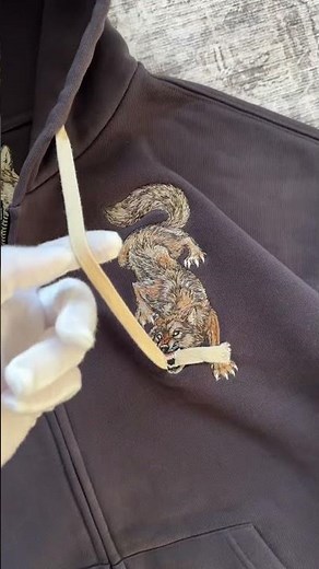 “wolf” hoodie releasing 25 July! what do you think?🐺 #fashion #embroidery #streetwear