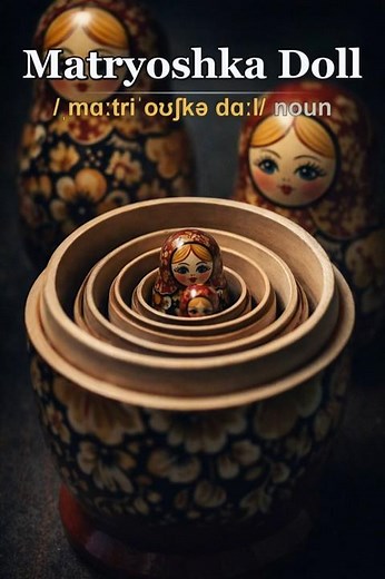 Matryoshka Doll meaning — A Set of Dolls Nested One Inside Another