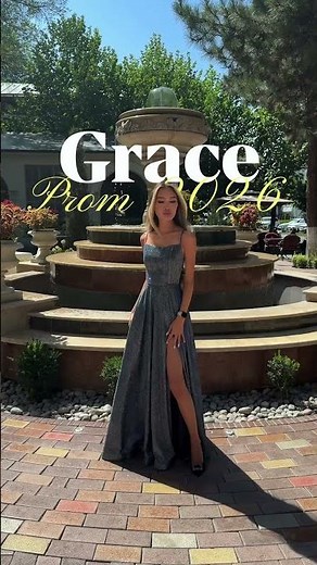 SO STUNNING 🥰 Blue Prom Dress #prom #prom2026 #glam