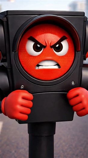 Traffic Signal Story 🚦 | Red vs Yellow vs Green Light Animation | Life Lesson Reel 💡