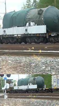 Huge Top Secret Military Cargo on CSX Train.