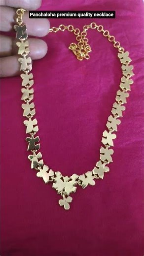 pure panchaloha back side closed necklace premium quality set#impon #panchaloham #necklace #5metal