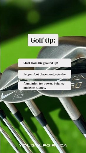 Golf Tip of the Day: Footwork for Solid Shots