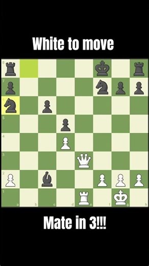 White to move — Mate in 3! ♟️💥