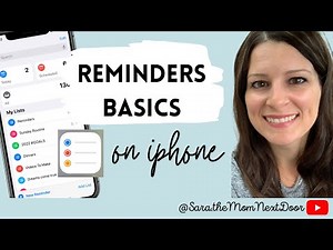 REMINDERS APP 101: How to use Reminders on your iPhone to get organized and be more productive!