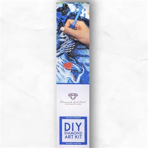 ❓❓We’ve got a Mystery kit coming your way! ✨ Who’s ready to add some suspense and watch your painting unfold? 🖌 Available Wednesday, 2/9 at 9am pst for everyone.❓❓ | Diamond Art Club
