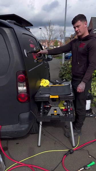 Van Detailing Process with Milwaukee Junior Elite Convertible Hand Truck