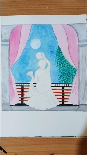 Karwa Chauth Drawing (Part-1) #shorts #karwachauth #shortsfeed #trending #viral #art #painting