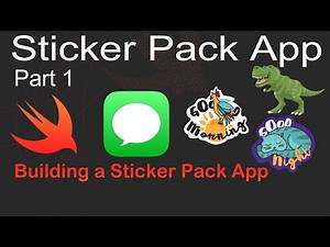 Building a basic Sticker Pack App in 5 Minutes - iMessage Series - Part 1