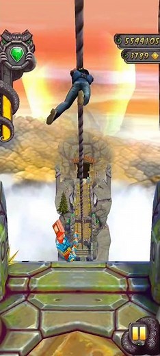 💙 Barry Bones Mini Train Run! 🚂 Epic Gameplay#gaming #templerun2 #shorts