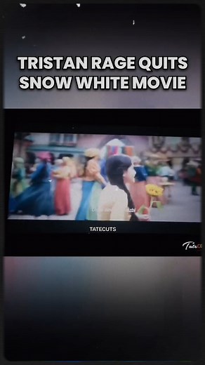 TRISTAN RAGE QUITS Snow White Movie!? #matrix #smallyoutuber #topg #tristantate #funny #trend #humor | Escape The Matrix