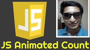 Javascript Modern Animated Counter in HTML5 and CSS3