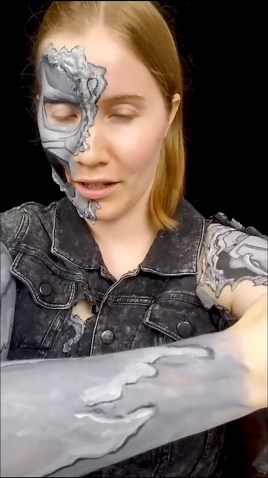 Terminator SFX Makeup Transformation!