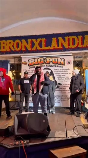 El Bebe Bambu on Instagram: "BIG PUN 👊🇵🇷 Tribute Cypher con #bebebambu 🎙️ Presented by @luminati_15 and @g2rizo 💎⚒️ Rest in Peace 🪦 to the nicest ever! @officialbigpun Here I dedicate some Boricua HipHop Tune in for the complete video 🎬 now on #YouTube #hiphopboricua #bigpun #ripbigpun"