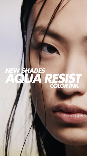 Our #AquaResist Color Ink delivers maximum precision and payoff in one stroke. Whether you're going bold with graphic lines or defining with precision, these liners promise waterproof, smudge-proof, and sweat-proof wearability that lasts 24H. #LiveIntensely #MAKEUPFOREVER | MAKE UP FOR EVER