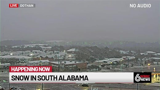Watch a live view of WBRC's sister station WTVY in Dothan as they capture the snow sweeping across their area. t.ly/IylAn | WBRC 6 News