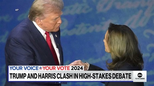 ABC News' Mary Alice Parks on what she saw in person as one of the only reporters in the debate room last night. "She put her pen down and stood there ready to go, as if she didn't need to go off stage," Parks says of Harris during the commercial break. "In the room, it felt like a power play." | ABC News Live