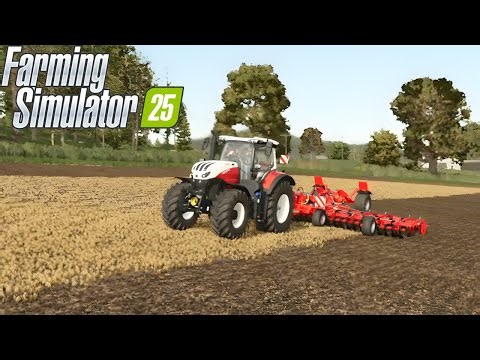 Cultivating a MASSIVE Field in Farming Simulator 25 (Super Satisfying FS25 Gameplay)