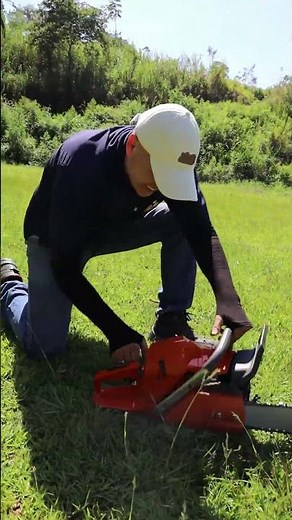 Husqvarna 365 Chainsaw - Good tools and machinery make work easier