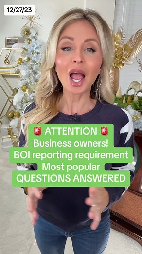 2024 Beneficial Ownership Information (BOI) Requirements FAQs Answered