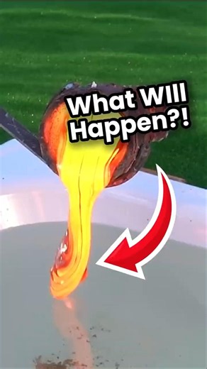 The Moment Lava Hits Water Is Absolutely Insane