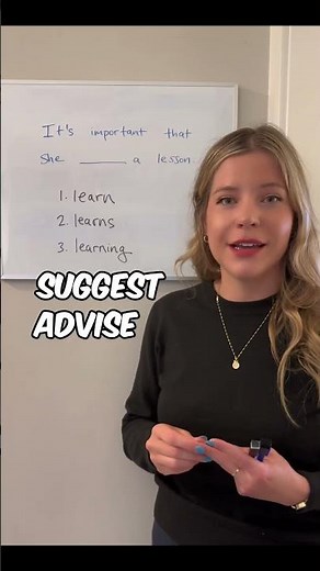 Grammar lesson - Subjunctive mood.