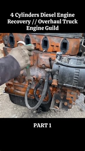 71K views · 750 reactions | Part 1: 4 Cylinders Diesel Engine Recovery // Overhaul Truck Engine Guild | Jordan Watts | Facebook