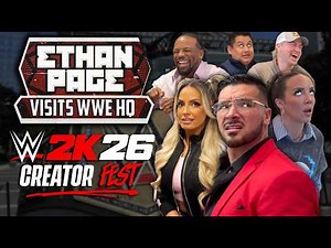 Ethan Page visits WWE Headquarters for WWE2K26 CREATOR FEST