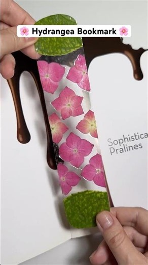 🌸 How to Make a Bookmark With Hydrangea • Diy Gift Ideas