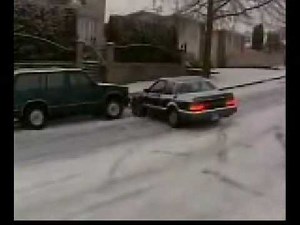 Cars Crashing on Snow & Ice 2
