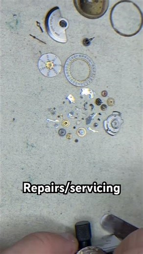 I do my own repairs. #watchrepair #swissmade #horology