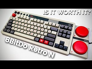 8Bit Retro Keyboard Review and Sound Test Kailh Box White