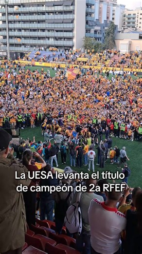 ⚽️ La UE Sant Andreu se proclama campeona se 2a RFEF #futbol #futbolcatalan #uesa #santandreu #campeones